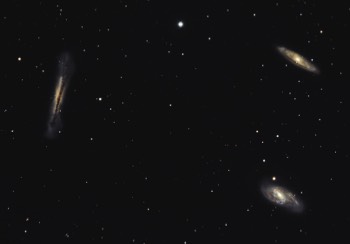  Leo Triplet M65, M66 and NGC3628 